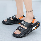 🔥Nieuwe Zomeruitverkoop - 40% Korting🔥Dikke EVA-schuim Kussen Sandalen Huisschoenen 2 in 1