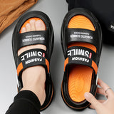 🔥Nieuwe Zomeruitverkoop - 40% Korting🔥Dikke EVA-schuim Kussen Sandalen Huisschoenen 2 in 1