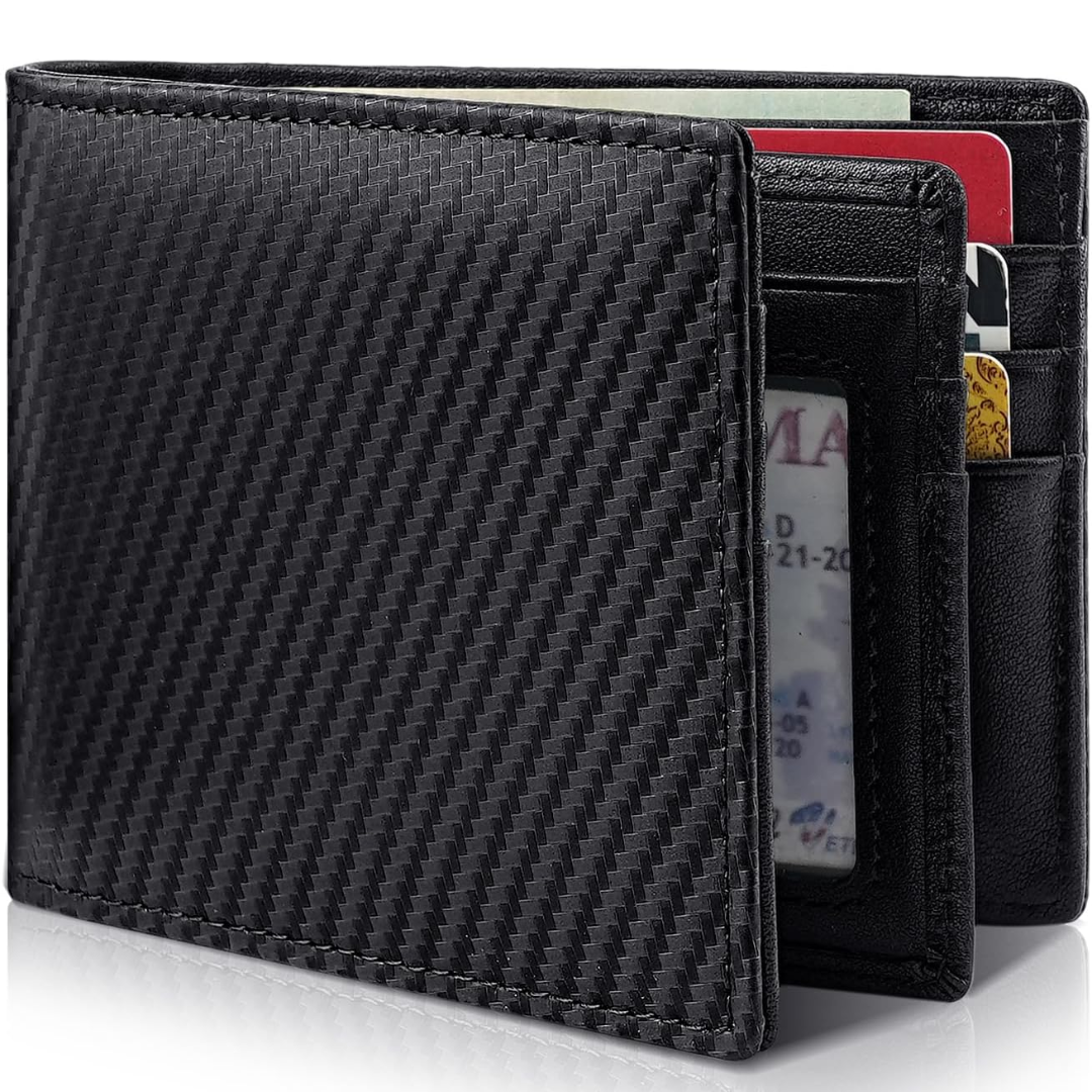 Heren Portemonnee - Echt Leer RFID Bifold | StitchCraft