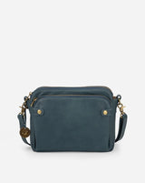 Stijlvolle Leren Crossbody Schoudertas - Verfijning & Ruimte