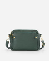 Stijlvolle Leren Crossbody Schoudertas - Verfijning & Ruimte
