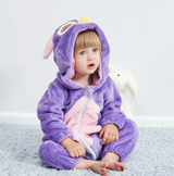 Babykleedje | Baby Fleece Overall | Dier Onesie | Wolklin