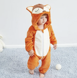 Babykleedje | Baby Fleece Overall | Dier Onesie | Wolklin