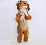 Babykleedje | Baby Fleece Overall | Dier Onesie | Wolklin