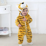 Babykleedje | Baby Fleece Overall | Dier Onesie | Wolklin