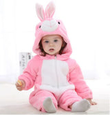 Babykleedje | Baby Fleece Overall | Dier Onesie | Wolklin