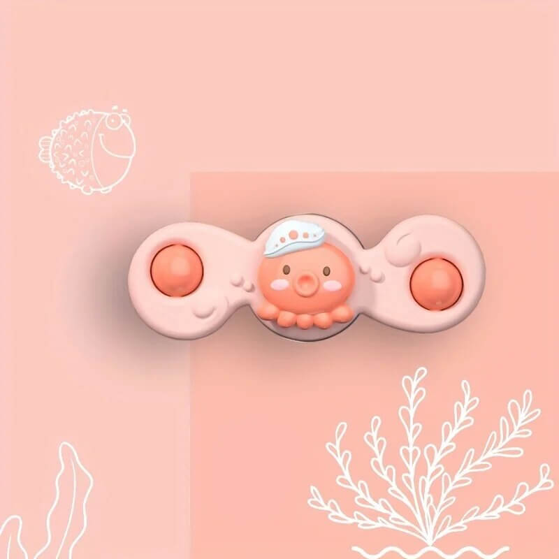 Kleurrijke Baby Draaiwiel met Zuignap – DraaiPlezier Mini