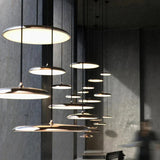 Moderne LED hanglamp – ultradunne kap, design plafondverlichting voor de woonkamer of eetkamer