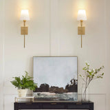 Klassieke draadloze wandlamp met kap – elegante lamp voor de woonkamer en slaapkamer (2 stuks)