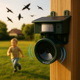 TerraGuard | Weerbestendige Vogelverschrikker met PIR & Zonne-energie