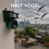 TerraGuard | Weerbestendige Vogelverschrikker met PIR & Zonne-energie