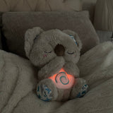 Kalmerende Koala Ademhalingsspeelgoed | Ritmische Ademhalingssimulator | Tactiele Haptische Hartslag & Ultrasone Geluidstherapie | Geïntegreerde LED Nachtlamp | Slaapverwekkende Gewogen Pluche Companion