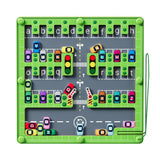Peuter Parking Maze - Leer en Speel Met Letters