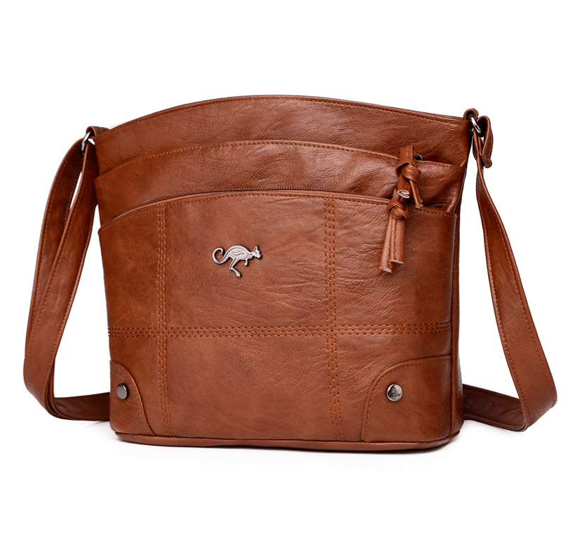 Toli - Vintage leren schoudertas