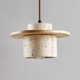 Travertin Hanglamp - Natuurlijke Elegantie