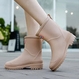 Rain Walk 2.0 | Trendy Halfhoge Waterdichte Regenlaarzen