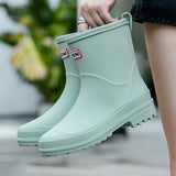 Rain Walk 2.0 | Trendy Halfhoge Waterdichte Regenlaarzen