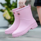 Rain Walk 2.0 | Trendy Halfhoge Waterdichte Regenlaarzen