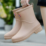 Rain Walk 2.0 | Trendy Halfhoge Waterdichte Regenlaarzen