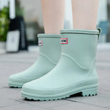 Rain Walk 2.0 | Trendy Halfhoge Waterdichte Regenlaarzen