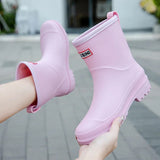 Rain Walk 2.0 | Trendy Halfhoge Waterdichte Regenlaarzen