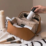 BellaPack Make-up Tas met Grote Opening | Waterdicht & Verstelbare Vakken | 26x11x15 cm | Voor Reizen & Dagelijks Gebruik
