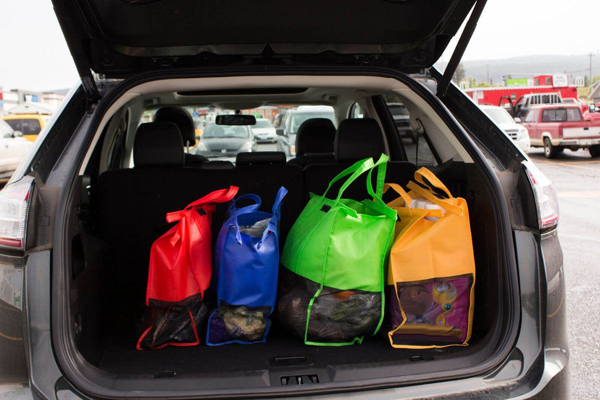 Shopping bags | Gemakkelijk uw boodschappen scheiden! - 4 stuks
