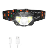 Ultra-heldere bewegingssensor hoofdlamp - 2-pack