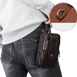 Vintage Heren Crossbody Heuptas - Leer