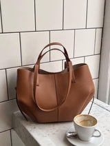 Vintage Tote Bag voor Dames | Schoudertas van Leer