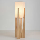 Walnotenhouten Vloerlamp | Minimalistisch & Sfeervol
