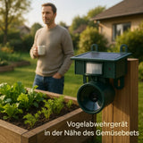 Duiven verdrijven van Balkon & Tuin | Vogelafschrik apparaat | VogelBlock