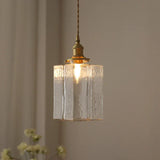 Vintage hanglampen van glas met messing afwerking