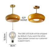Elegante Hanglamp met Glazen Kappen