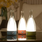 Oplaadbare Wijnfles Nachtlamp – Touch-Control LED Lamp met Dimbare Modus
