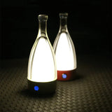 Oplaadbare Wijnfles Nachtlamp – Touch-Control LED Lamp met Dimbare Modus