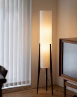 Walnoot Houten Design Vloerlamp - Lichte Kunst voor Elk Interieur