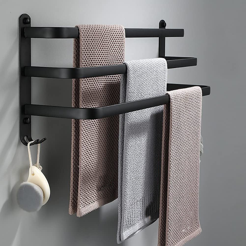 Badkamer Opbergplank - FlexRack Wandgemonteerd Handdoekhouder
