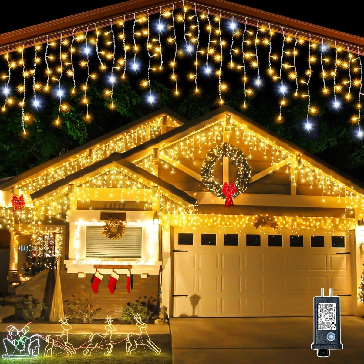 GlowCurtain Buitenverlichting - Feestverlichting voor Tuindecoratie