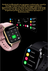 WellnessPro Smartwatch - Gezondheid | Waterbestendig
