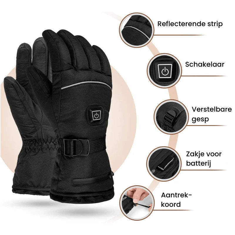 Waterdichte Verwarmde Handschoenen - Winterproof