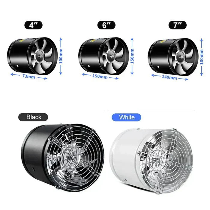 Ventilator | Krachtig en Stille Afzuiging