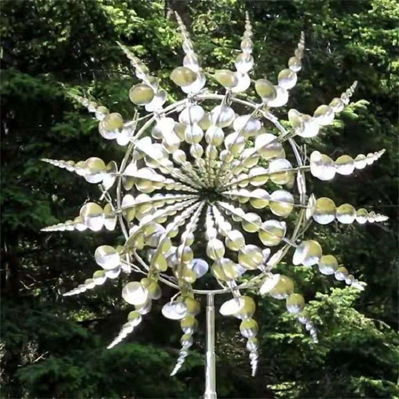 Nieuwe Roestvrije Magische Metaal-Windmolen-Kinetische Metaal-Windspinner