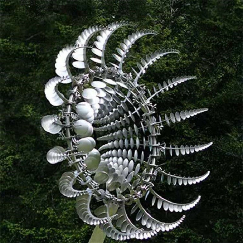 Nieuwe Roestvrije Magische Metaal-Windmolen-Kinetische Metaal-Windspinner