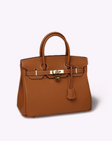 Dames Luxe Leren Tote - Elegante Handtas voor Werk & Reizen