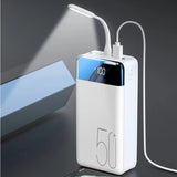 50.000mAh Power Bank - Snelle Oplading voor Telefoons & Tablets